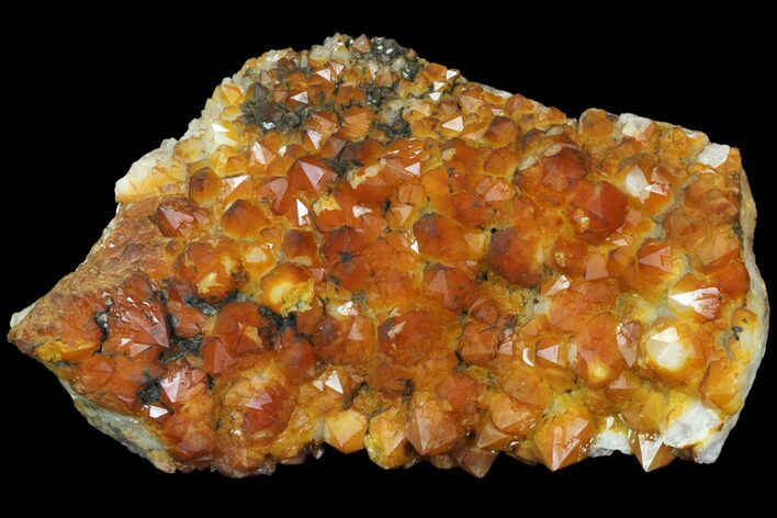 Quartz Cluster with Iron/Manganese Oxide - Diamond Hill, SC #81307